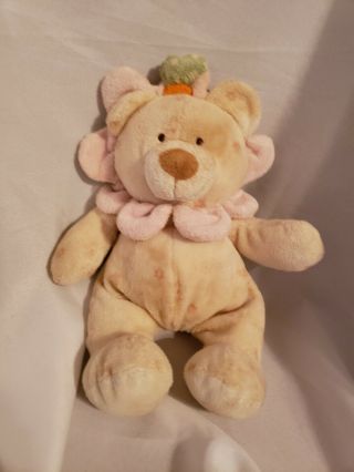 Ty Pluffies Plush Baby Blooms Yellow Cream Bear Pink Flower Butterfly 2004 Euc