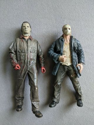 Neca Halloween Michael Myers 2007 And Friday The 13th Jason Voorhees 2009 7 ".