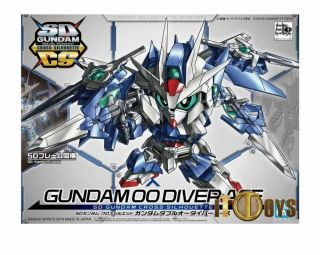 Bandai Sd Gundam Cross Silhouette Gundam 00 Diver Ace Model Kit Build Divers