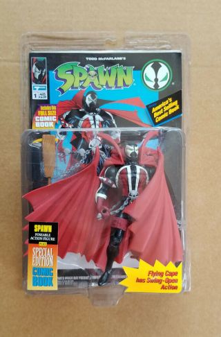 Spawn Series 1 1994 Todd Toys Masked Action Figure Toy Special Edition W/ Comic