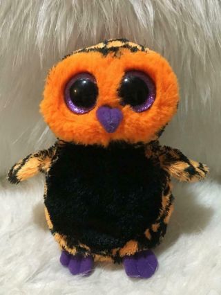 Ty Beanie Babies Beanie Boos Halloween Haunt The Owl Stuffed Animal Plush Toy