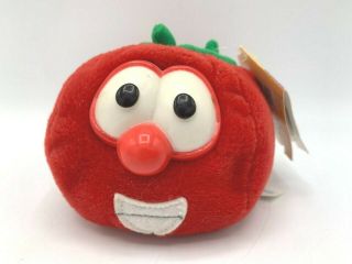 Vintage Nwt 1998 Veggie Tales Bob The Tomato Plush Bean Bag Toy Lyrick Studios
