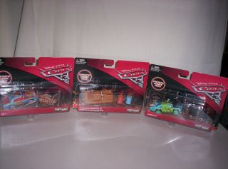 2017 Disney Pixar Cars 2 Set Of 2 Demo Derby Cars - Chester - Superfly
