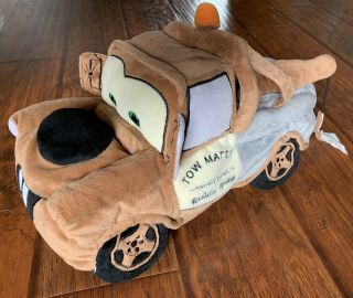 Tow Mater Disney Pixar Cars 15 " Microbead Plush Stuffed Animal Truck 16 Pillow