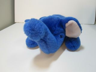 Ty Beanie Buddies Royal Blue 1998 Peanut Elephant Plush Toy Animal 17 " A - 1