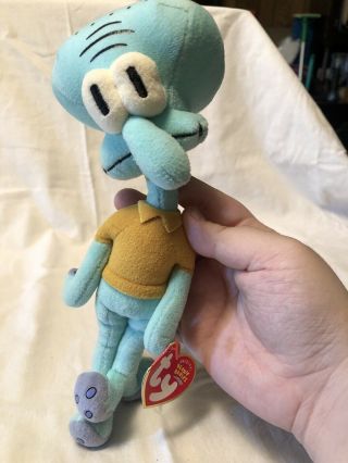 Ty Beanie Babies - Squidward Tentacles - With Tags