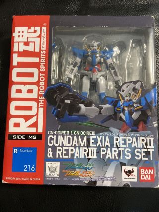 Bandai Robot Spirits Soul 216 Gundam Exia Repair Ii & Repair Iii Part Set