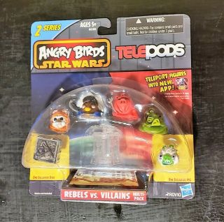 Angry Birds Star Wars Series 2 Telepods Rebels Vs Villains 6 Pack - &