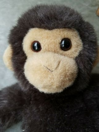 Ty Chuckles The chimp Monkey Classic Plush soft stuffed Vintage 13” 1996 RARE 2