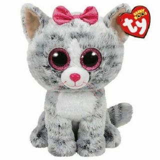 Kiki Cat Unicorn Ty Beanie Boos Plush Stuffed Animal 13 "