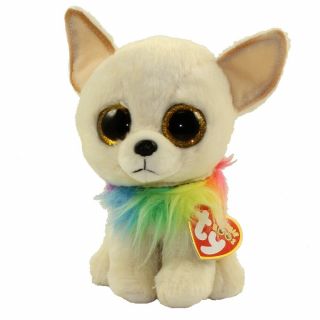 Ty Beanie Boos - Chewey The Chihuahua Dog (glitter Eyes) (6 Inch) - Mwmts Boo Toy