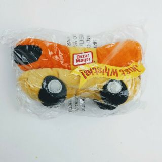 Vtg Oscar Mayer Wienermobile Kraft Hot Dog Car Plush Bean Bag Toy 7 " In Bag