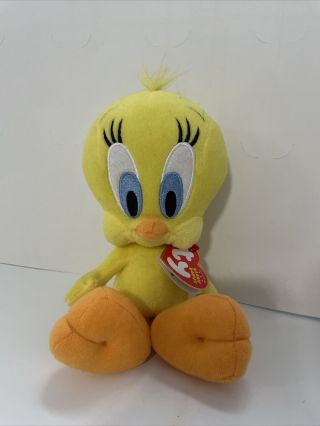 Ty Beanie Baby 8 " Tweety Bird Plush - Walgreens Exclusive - Looney Tunes