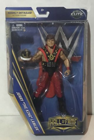 Wwe Elite Jerry The King Lawler Hall Of Fame Class Of 2007 Action Figure