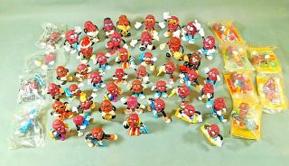 Vintage California Raisins Figures From 1987,  88 To 2001 43 Loose & 10 Bagged
