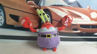 Ty Beanie Babies - Spongebob Squarepants - Mr Krabs Toy