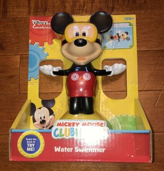 Disney Junior Mickey Mouse Wind Up Water Swimmer Bath Toy