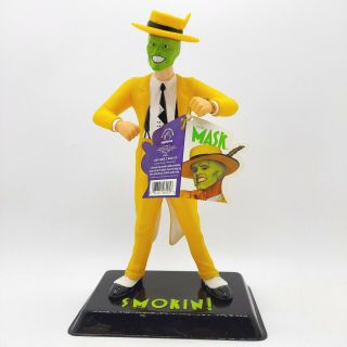 The Mask Jim Carrey Skokin Action Figure With Stand By Applause 1994