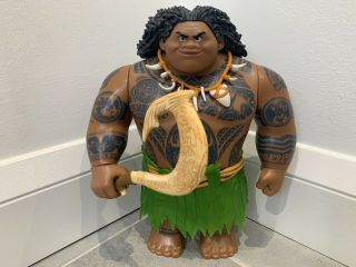 Maui Moana Hasbro 2015 Disney Figure Toy 27cm 10 1/2 “ Large Doll With Hook