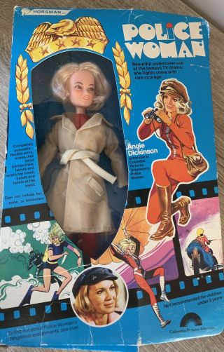 Vintage 70’s Angie Dickinson Police Woman Action Doll Daisy Havoc Body