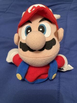 Official 1997 Nintendo Mario 64 Plush Stuffed Toy Bd&a Wing Cap 6 " Collectible