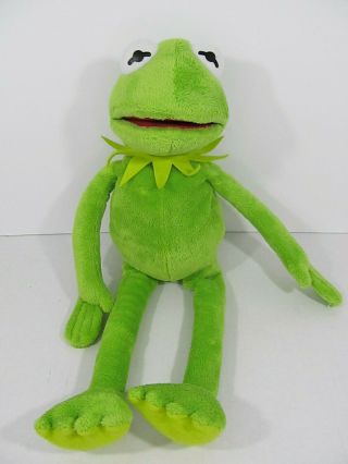 Ty Muppets Kermit The Frog Plush Doll Disney 2013 Beanie Baby 15 " Tall