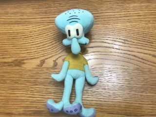 Vintage 2004 Ty 10” Beanie Plush Squidward Tentacles Spongebob Squarepants