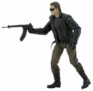 Figurine Terminator 1 T - 800 Attaque Du Poste De Police 18 Cm T800