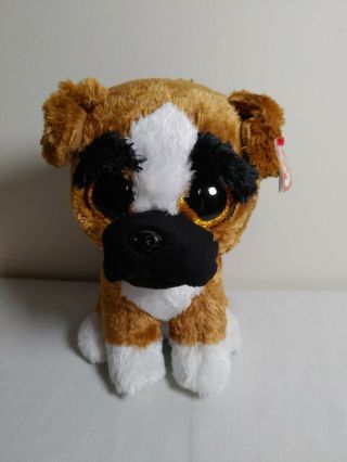 Ty Beanie Babies Boos Brutus 9 " Plush Dog Toy