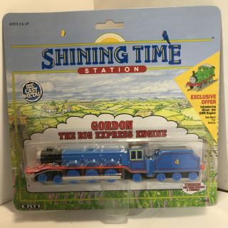 Thomas The Train - Shining Time Station - “gordon” 1993 Rare Nib Authentic (b)
