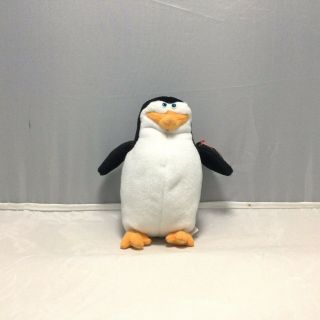 Nwt Ty 6 " Movie Madagascar Skipper Penguin Plush Dreamworks Stuffed Animal Toy