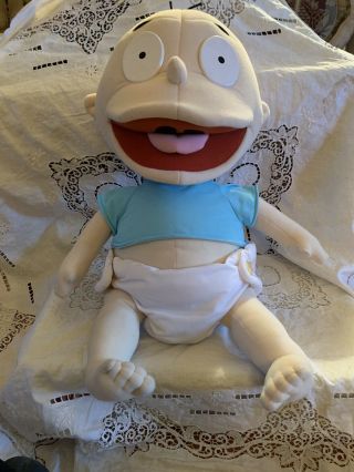 Vtg Mattel 1997 Rugrats Nickelodeon Tommy Pickles 20in Plush Doll Toy