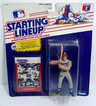 Starting Lineup Carlton Fisk 1988 Chicago White Sox Baseball Figure