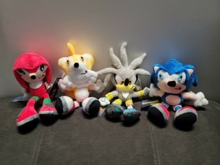 Sonic The Hedgehog Plush Stuffed Animal Plushie Shadow Knuckle Tails Gift 8 - 11