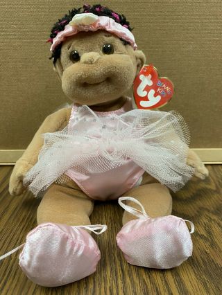 Ty Beanie Kids Cutie 10” Plush Doll Ballerina Outfit Ty Gear Dec.  26,  1996