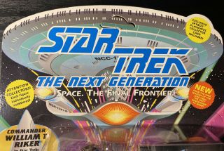PLAYMATES Star Trek TNG: Commander William Riker 5" Actionfigur – Sammlerstück