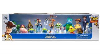 Nib Exclusive Disney Store Toy Story 4 Mega 19 Figure Set Buzz Woody Jessie