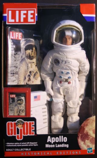 Hasbro Gi Joe Historical Editions " Apollo Moon Landing " Astronaut 2002,