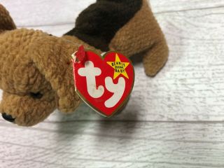 Tuffy Dog Terrier 4th Gen 1996 Retired Ty Beanie Baby Collectible Gifts PVC 4108 2