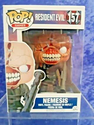 Funko Pop Resident Evil Nemesis 157 Mib Vaulted And Rare,  Protector