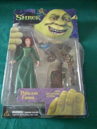 Mcfarlane Shrek Princess Fiona Action Figure With Leg Kicking Action
