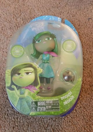 Disney Pixar Inside Out Disgust Action Figure Tomy 3.  5 " Green
