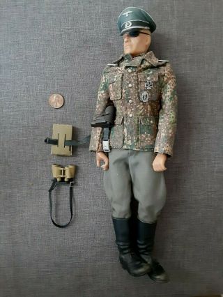Custom Wwii German Officer 1/6 12 " Dragon Body Major Midnight Headsculpt Nhl - 120