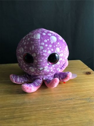 Nwt Ty Beanie Boos Legs The Octopus Plush 4.  5 " Tall,  6 " Wide Plush Stuffed Animal