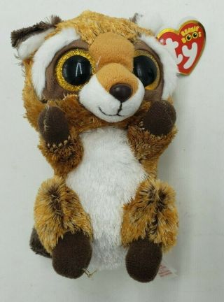 Ty Beanie Boos Rusty The Raccoon Plush Toy Nwt With Tags