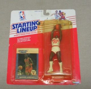 Vintage 1988 Kenner Starting Lineup Michael Jordan Figure Mip