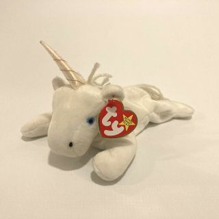 Ty Beanie Baby Babies Mystic The Unicorn With Iridescent Horn 1993,  Dob 1994