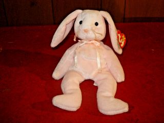 Ty Beanie Baby 1996 " Hoppity " Easter Gift Bunny Dob 4/3/1996
