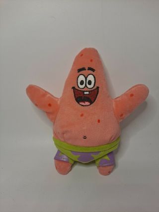 7” Ty Beanie Baby Patrick Star Plush Spongebob