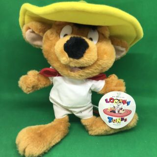 Warner Brothers￼ Looney Tunes - Speedy Gonzales 1996 Plush Play - By - Play,  Tags